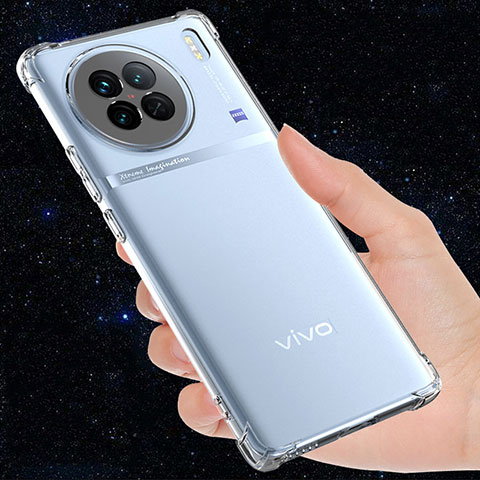 Coque Ultra Slim Silicone Souple Transparente pour Vivo X90 5G Clair