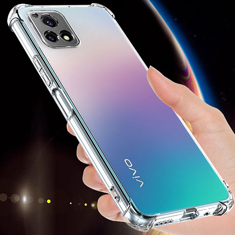 Coque Ultra Slim Silicone Souple Transparente pour Vivo Y52s t1 5G Clair