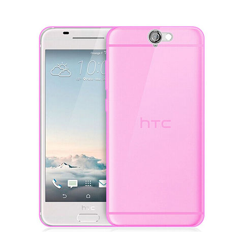 Coque Ultra Slim TPU Souple Transparente pour HTC One A9 Rose