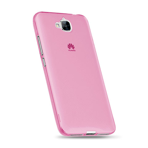 Coque Ultra Slim TPU Souple Transparente pour Huawei Enjoy 5 Rose