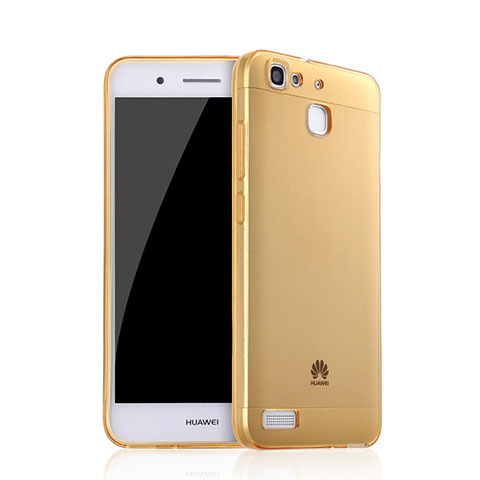 Coque Ultra Slim TPU Souple Transparente pour Huawei G8 Mini Or