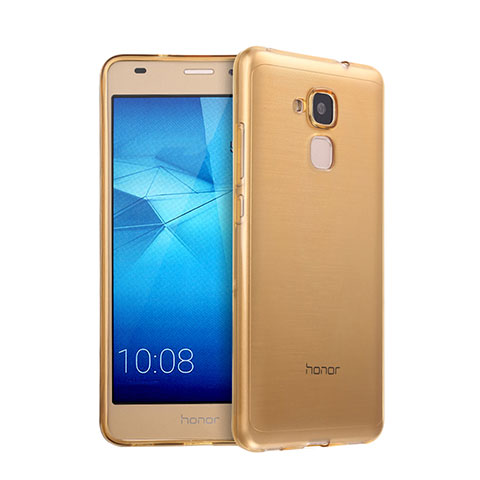 Coque Ultra Slim TPU Souple Transparente pour Huawei Honor 5C Or