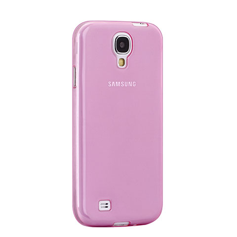 Coque Ultra Slim TPU Souple Transparente pour Samsung Galaxy S4 i9500 i9505 Rose