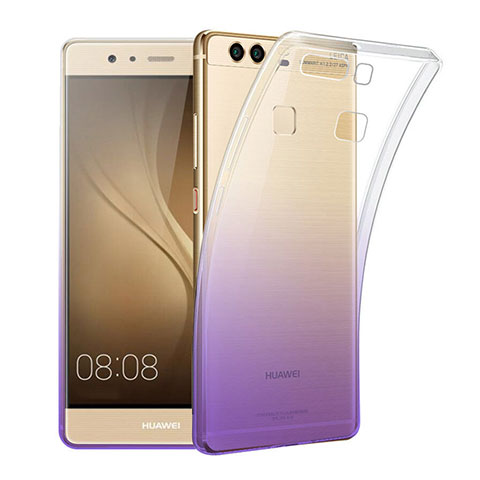 Coque Ultra Slim Transparente Souple Degrade pour Huawei P9 Plus Violet