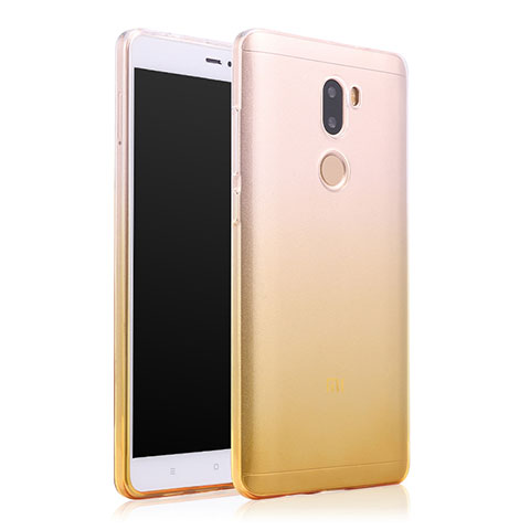 Coque Ultra Slim Transparente Souple Degrade pour Xiaomi Mi 5S Plus Jaune