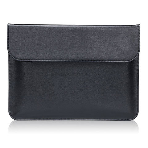 Double Pochette Housse Cuir L02 pour Huawei Honor MagicBook 15 Noir