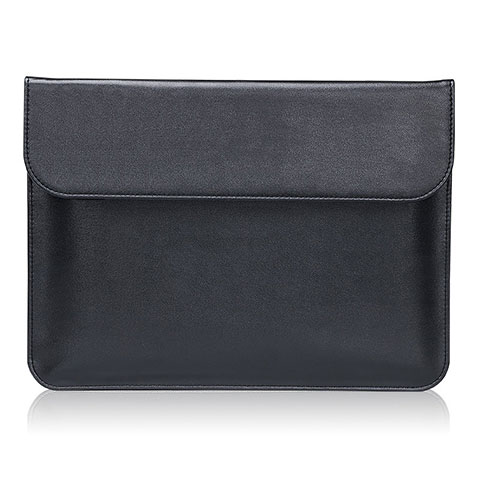 Double Pochette Housse Cuir pour Huawei Matebook 13 (2020) Noir