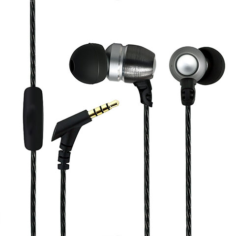 Ecouteur Filaire Sport Stereo Casque Intra-auriculaire Oreillette H01 Noir