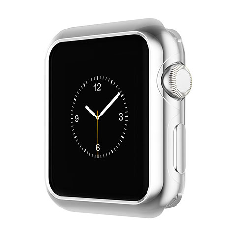 Etui Bumper Luxe Aluminum Metal A01 pour Apple iWatch 38mm Argent