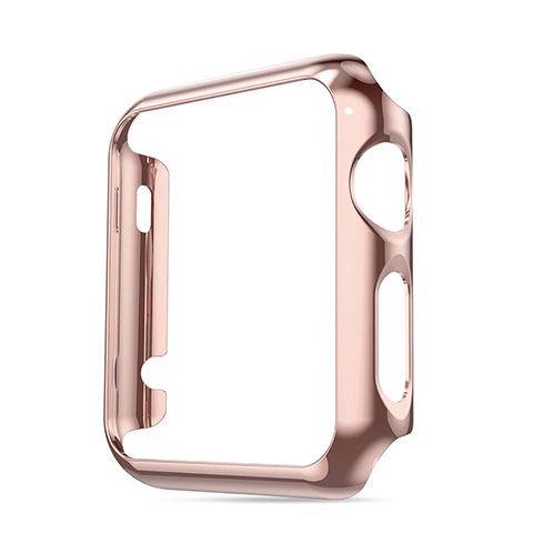 Etui Bumper Luxe Aluminum Metal pour Apple iWatch 2 42mm Rose