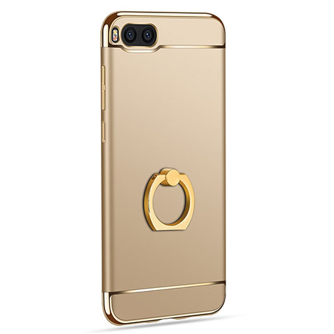 Etui Bumper Luxe Metal et Plastique avec Support Bague Anneau pour Xiaomi Mi Note 3 Or