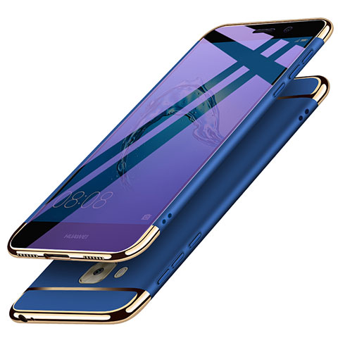 Etui Bumper Luxe Metal et Plastique M02 pour Huawei G9 Plus Bleu