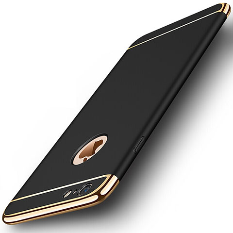 Etui Bumper Luxe Metal et Plastique pour Apple iPhone 6 Noir