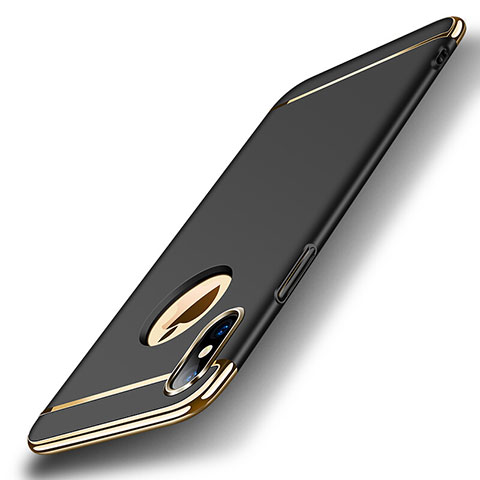 Etui Bumper Luxe Metal et Plastique pour Apple iPhone Xs Max Noir