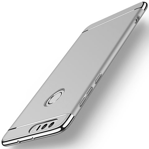 Etui Bumper Luxe Metal et Plastique pour Huawei Honor 8 Argent