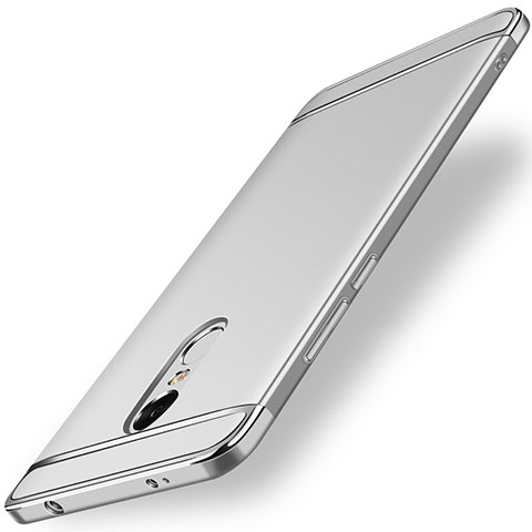 Etui Bumper Luxe Metal et Plastique pour Xiaomi Redmi Note 4 Standard Edition Argent