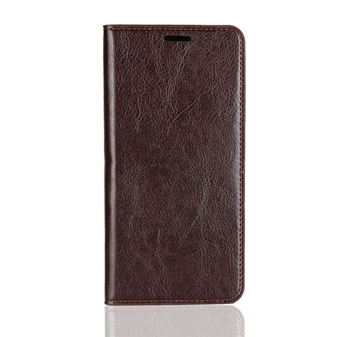 Etui Clapet Portefeuille Livre Cuir pour Huawei P30 Pro Marron