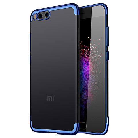 Etui Contour Silicone Transparente Gel pour Xiaomi Mi Note 3 Bleu