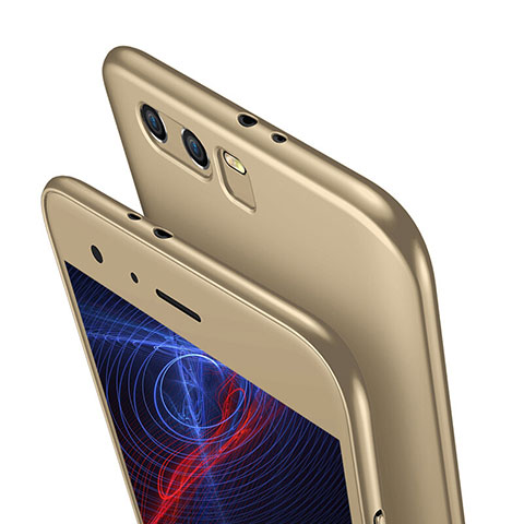 Etui Plastique Mat Protection Integrale 360 Degres Avant et Arriere pour Huawei Honor 9 Or