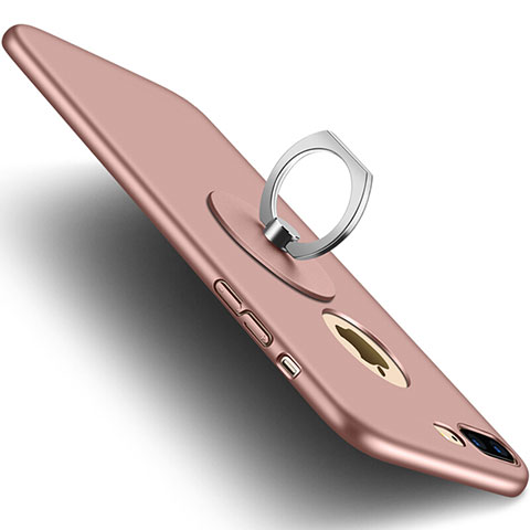 Etui Plastique Rigide avec Trou Mat pour Apple iPhone 7 Plus Rose