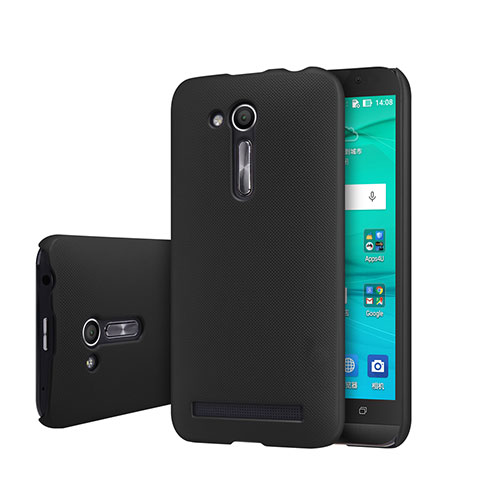 Etui Plastique Rigide Mailles Filet pour Asus Zenfone Go ZB452KG ZB551KL Noir