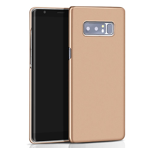 Etui Plastique Rigide Mat M01 pour Samsung Galaxy Note 8 Duos N950F Or