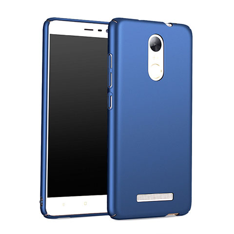 Etui Plastique Rigide Mat M01 pour Xiaomi Redmi Note 3 MediaTek Bleu