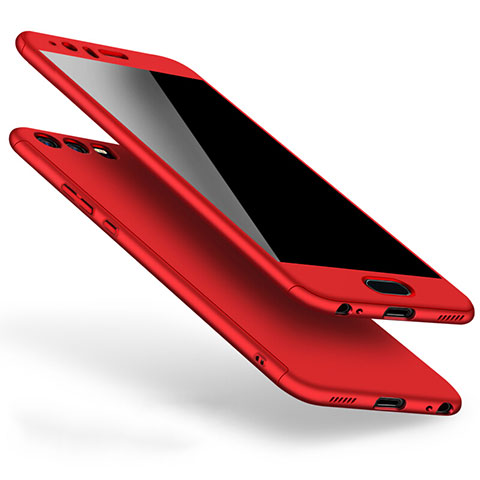 Etui Plastique Rigide Mat M02 pour Huawei P10 Rouge