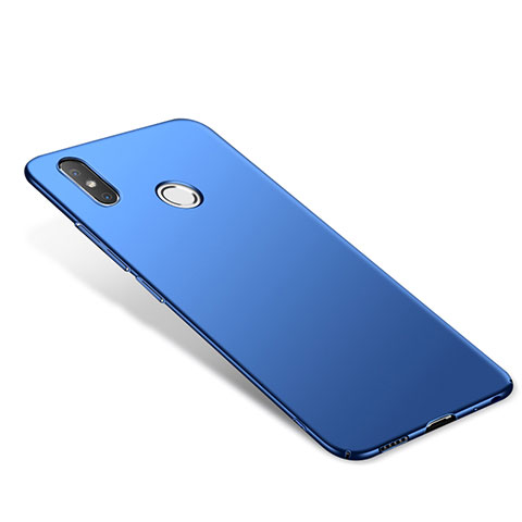 Etui Plastique Rigide Mat M02 pour Xiaomi Redmi Note 5 AI Dual Camera Bleu