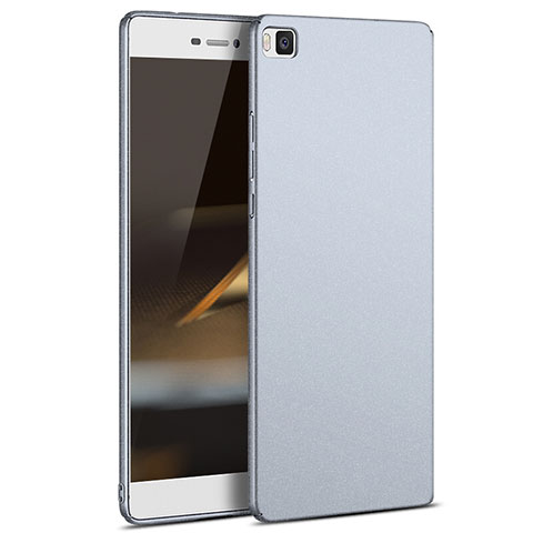 Etui Plastique Rigide Mat M03 pour Huawei P8 Argent