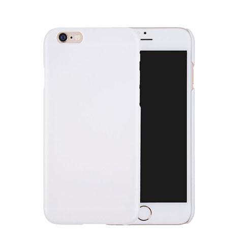 Etui Plastique Rigide Mat pour Apple iPhone 6 Plus Blanc