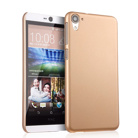 Etui Plastique Rigide Mat pour HTC Desire 826 826T 826W Or