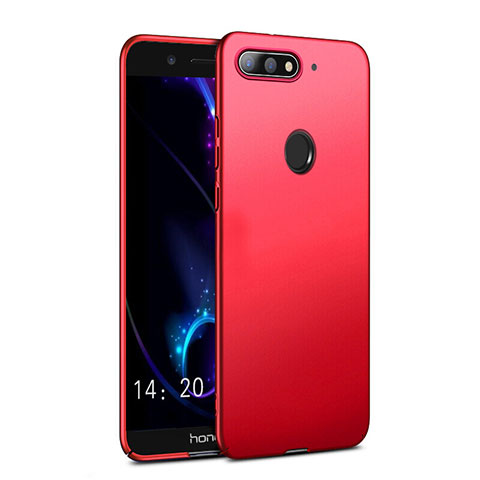 Etui Plastique Rigide Mat pour Huawei Honor Play 7A Rouge