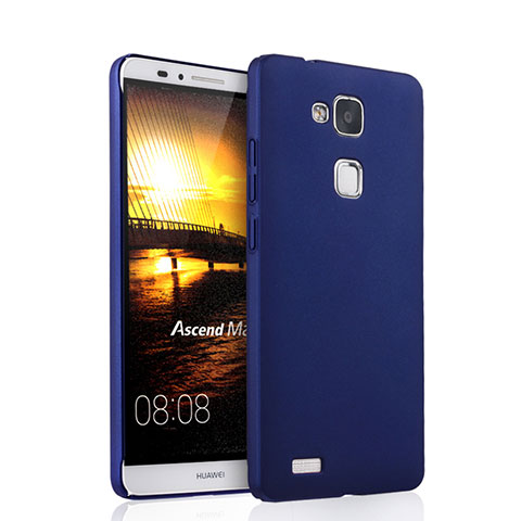 Etui Plastique Rigide Mat pour Huawei Mate 7 Bleu