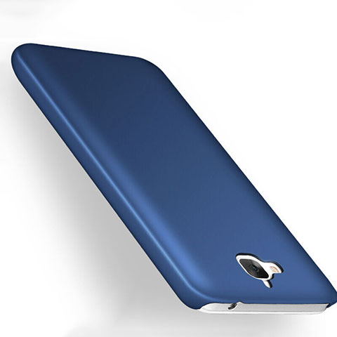 Etui Plastique Rigide Mat pour Huawei Y6 Pro Bleu