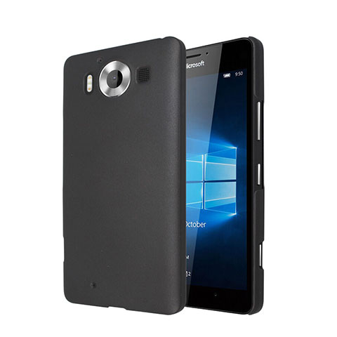 Etui Plastique Rigide Mat pour Microsoft Lumia 950 Noir