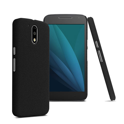 Etui Plastique Rigide Mat pour Motorola Moto G4 Noir