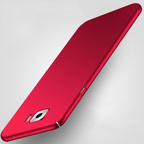 Etui Plastique Rigide Mat pour Samsung Galaxy C5 Pro C5010 Rouge