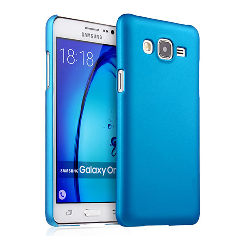 Etui Plastique Rigide Mat pour Samsung Galaxy On5 G550FY Bleu Ciel