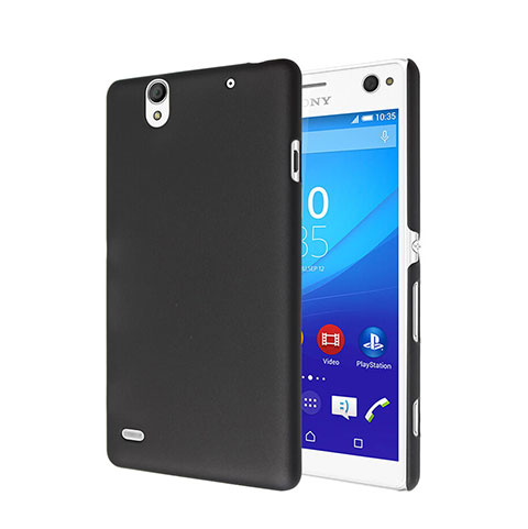 Etui Plastique Rigide Mat pour Sony Xperia C4 Noir