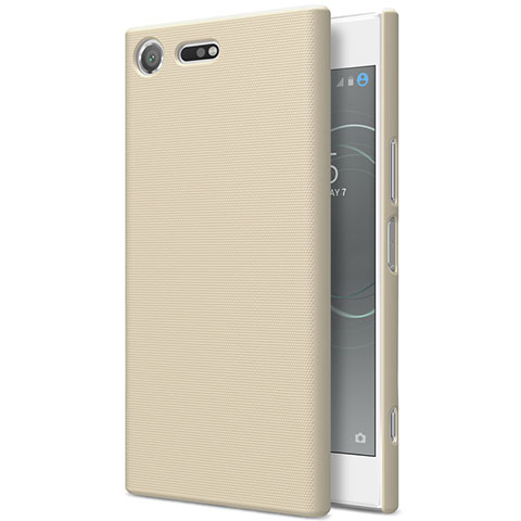 Etui Plastique Rigide Mat pour Sony Xperia XZ Premium Or