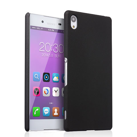 Etui Plastique Rigide Mat pour Sony Xperia Z3+ Plus Noir