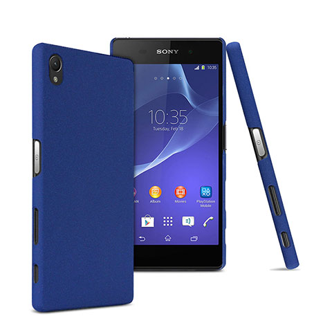 Etui Plastique Rigide Mat pour Sony Xperia Z5 Premium Bleu