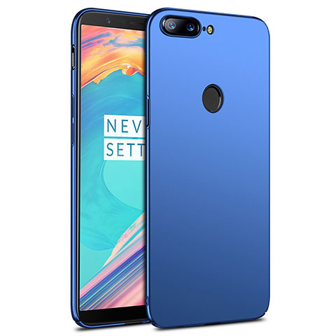 Etui Plastique Rigide Mat R02 pour OnePlus 5T A5010 Bleu