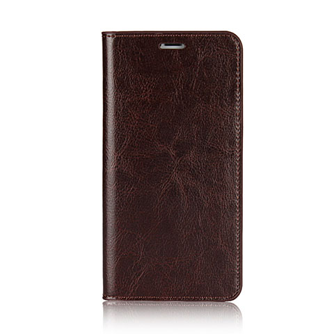 Etui Portefeuille Livre Cuir F01 pour Apple iPhone Xs Max Marron