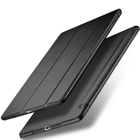 Etui Portefeuille Livre Cuir pour Apple New iPad 9.7 (2018) Noir