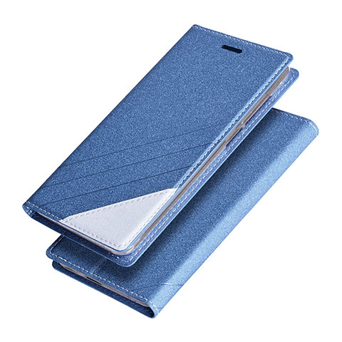 Etui Portefeuille Livre Cuir pour Huawei Honor 8 Pro Bleu