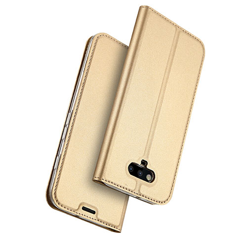 Etui Portefeuille Livre Cuir pour Huawei Honor Magic Or