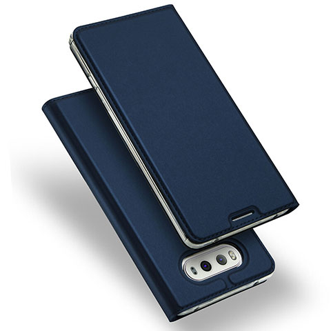 Etui Portefeuille Livre Cuir pour LG V20 Bleu