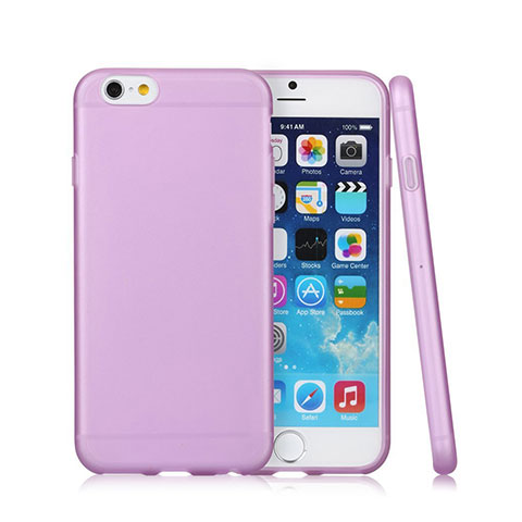 Etui TPU Souple Mat pour Apple iPhone 6 Plus Violet